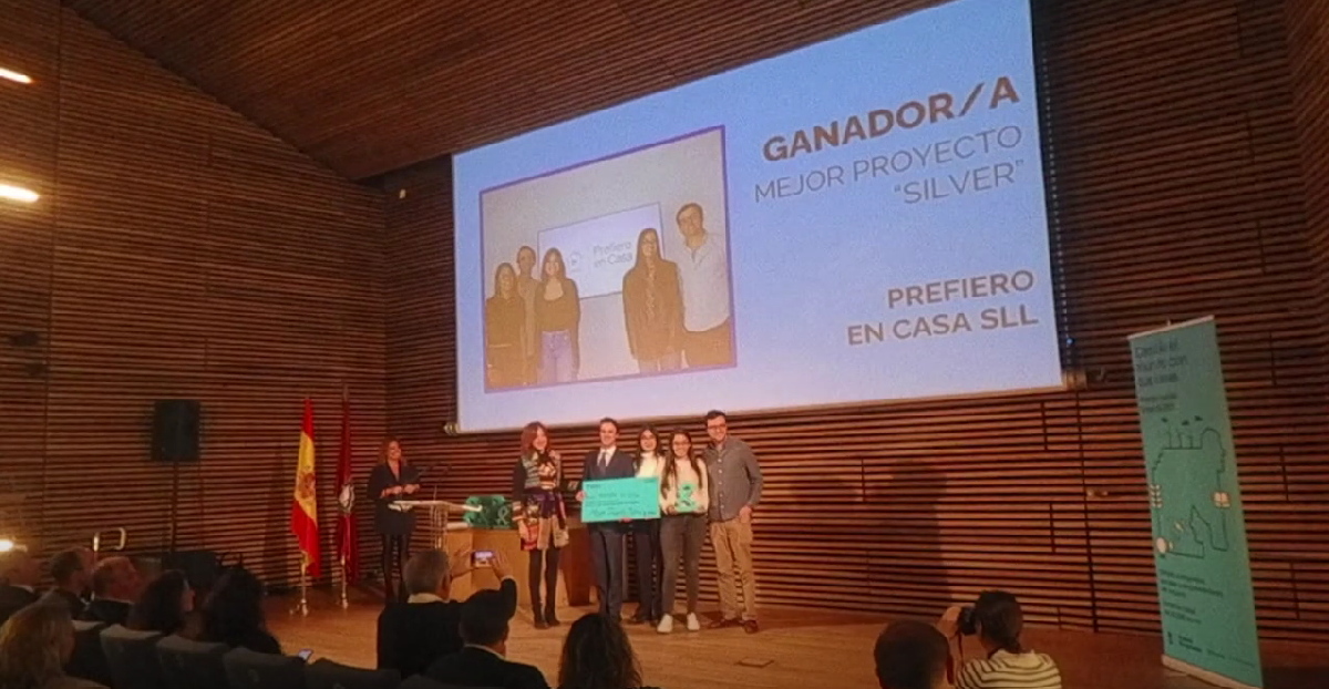 Prefiero en Casa, Empresa ganadora del accésit “Mejor Proyecto Silver” en la VI Edición del Premio Madrid Impacta